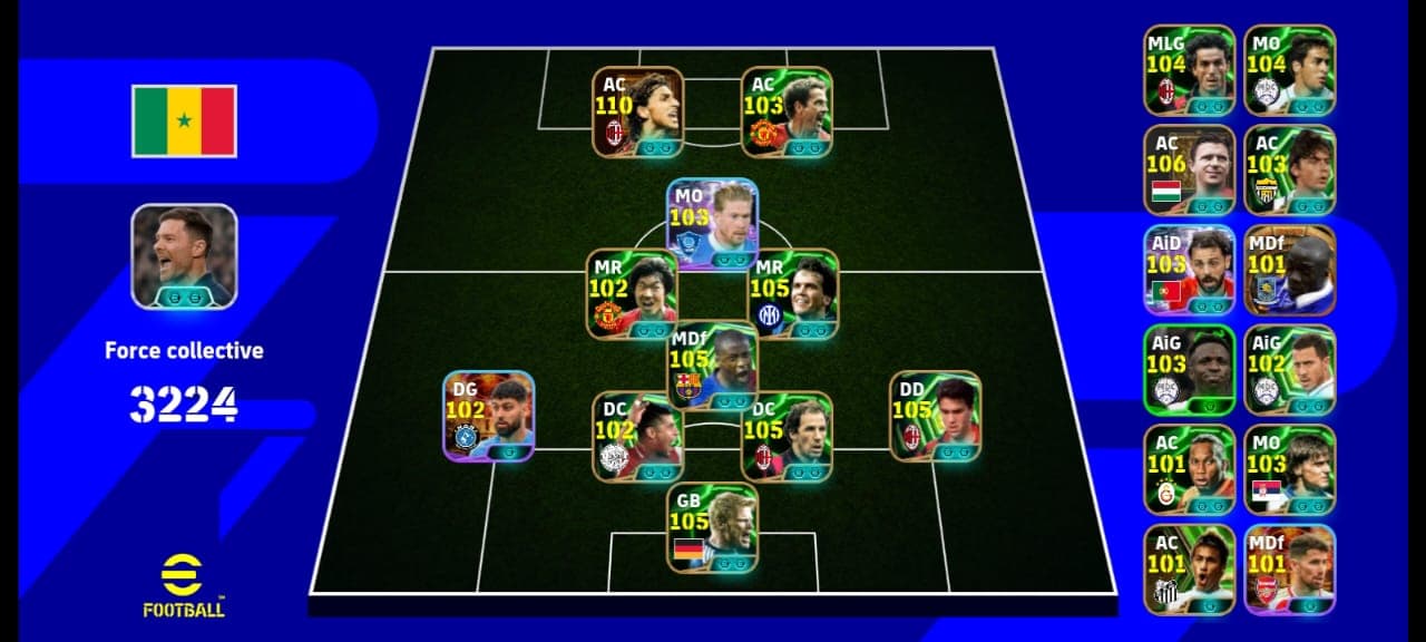 Vente de compte efootball 