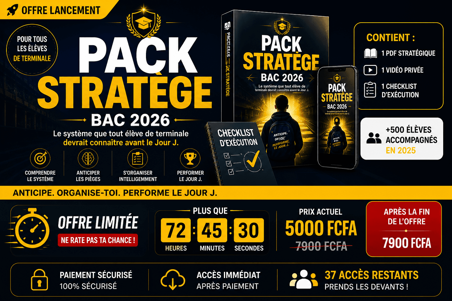 PACK STRATÈGE BAC 2026