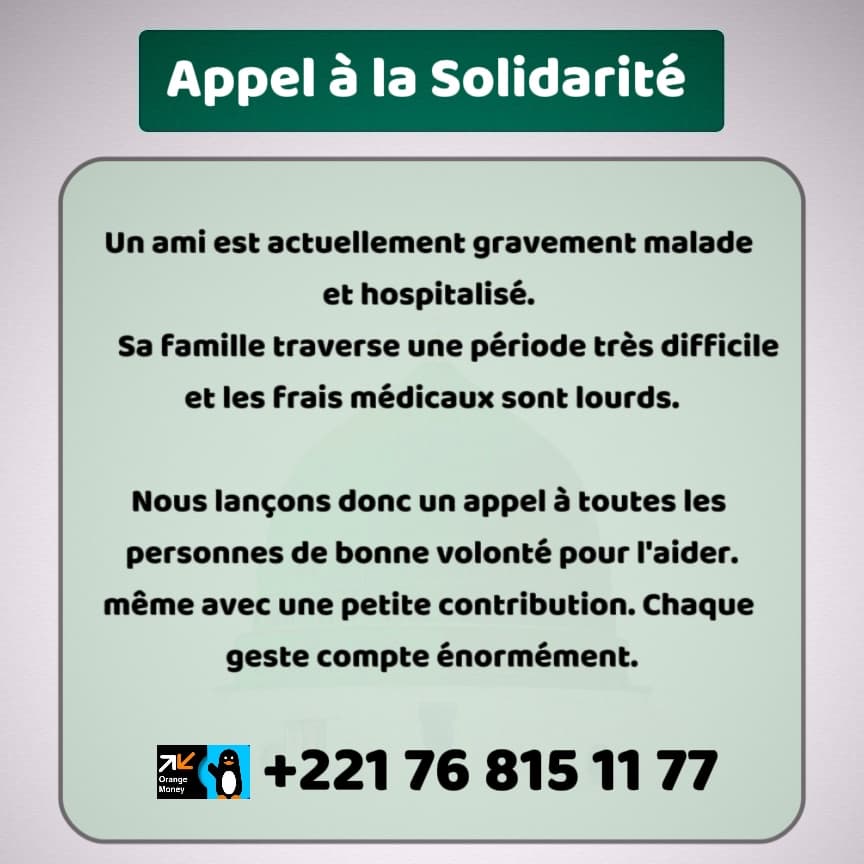Appel à la Solidarité 