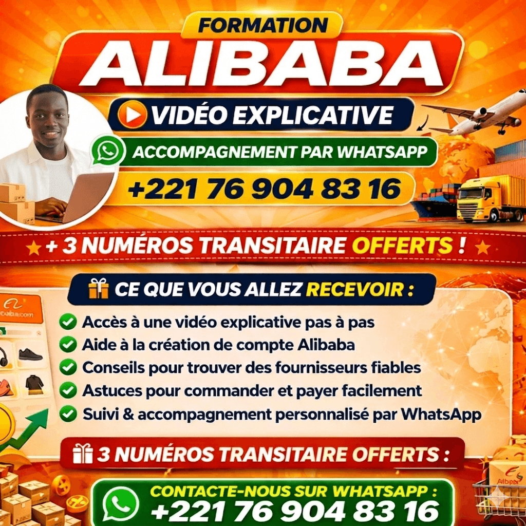 Formation complète sur Alibaba 