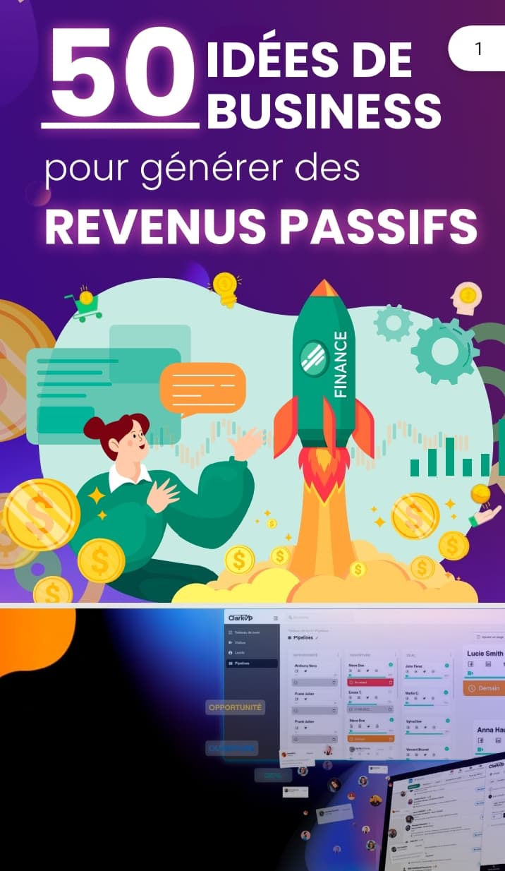50 idée de Business Revenus Passifs 