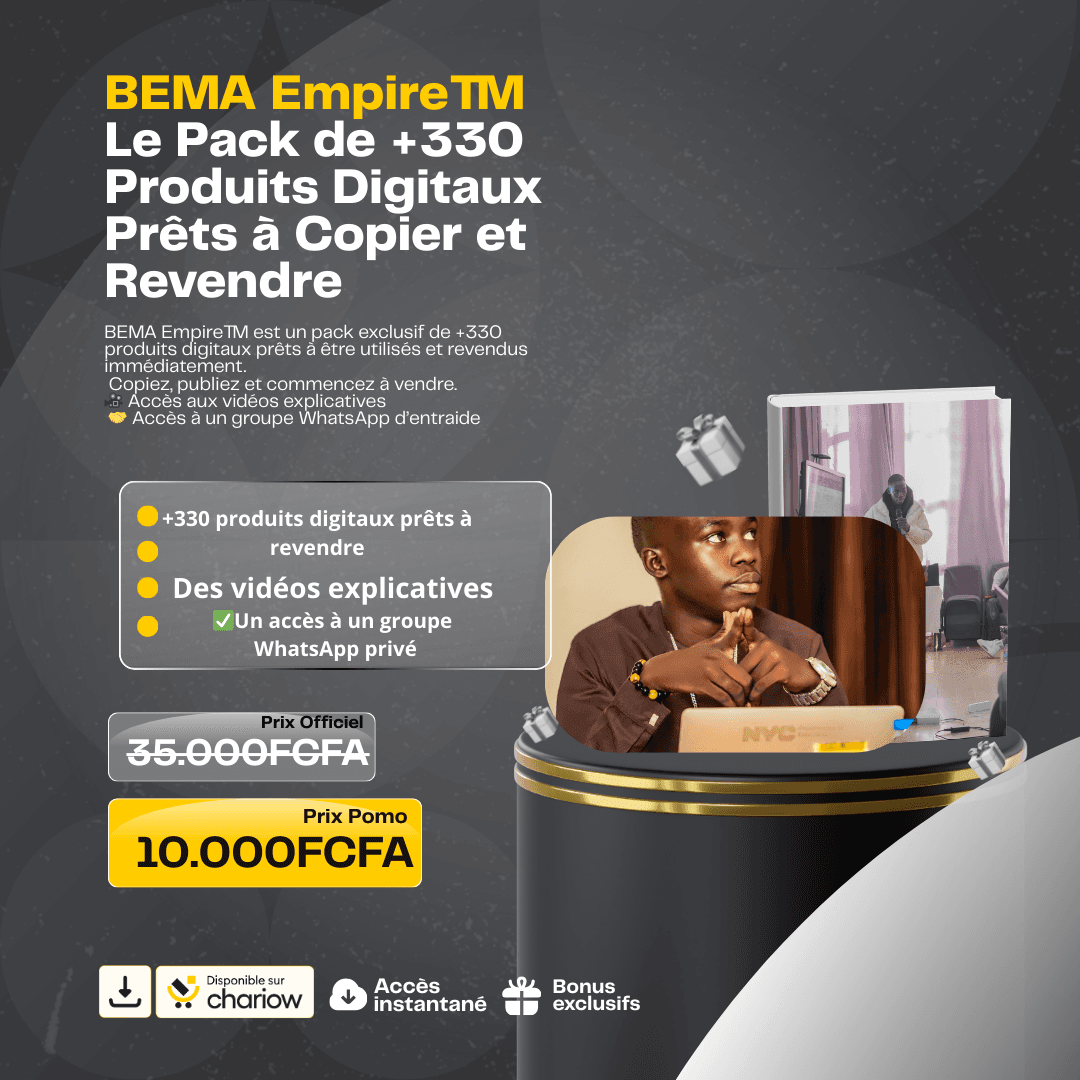 PACK ULTIME DE +330 PRODUITS DIGITAUX 