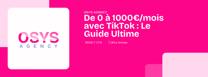 De 0 à 1000€ par mois avec Tiktok