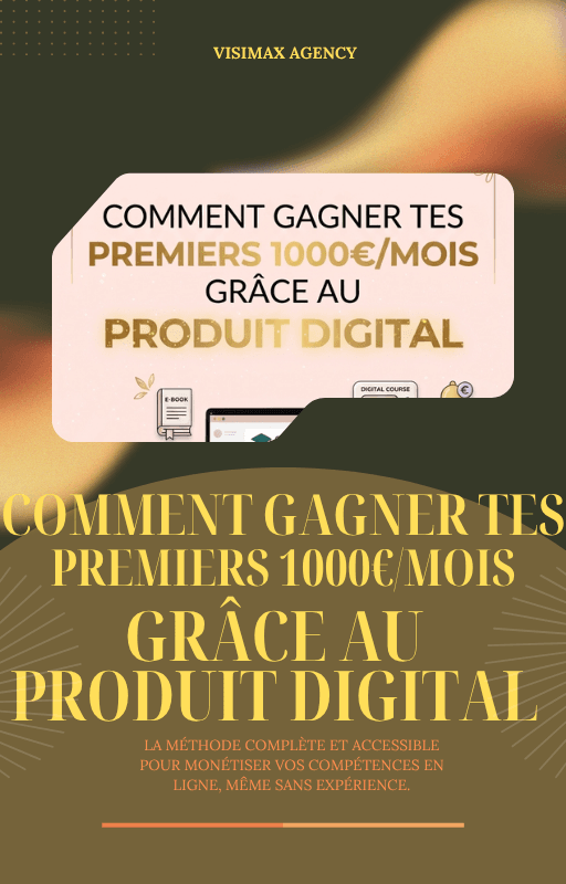 1000€/mois avec Produit Digital Rentable | Visimax