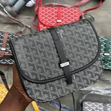 •	Sacoche noire Goyard 🖤 	•	Goyard noir : le luxe