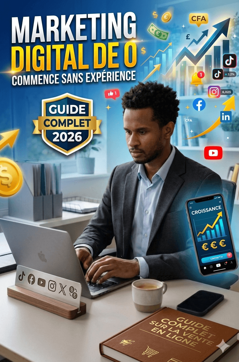 Marketing digital de 0 commence sans expérience 