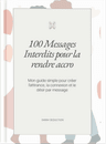 100 messages pour la rendre accro à toi