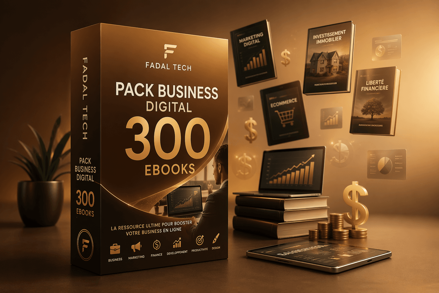 300 Ebooks Business – Pack Revenus Passifs 2026