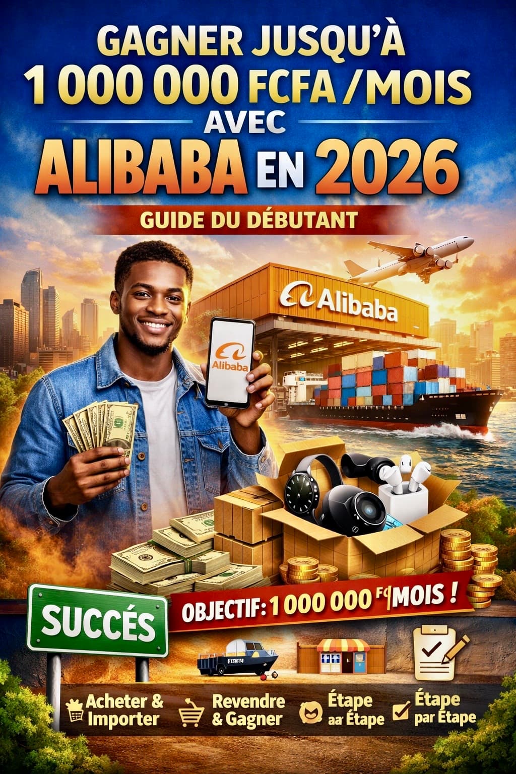 💰 Gagner 1 000 000 FCFA / mois avec Alibaba 