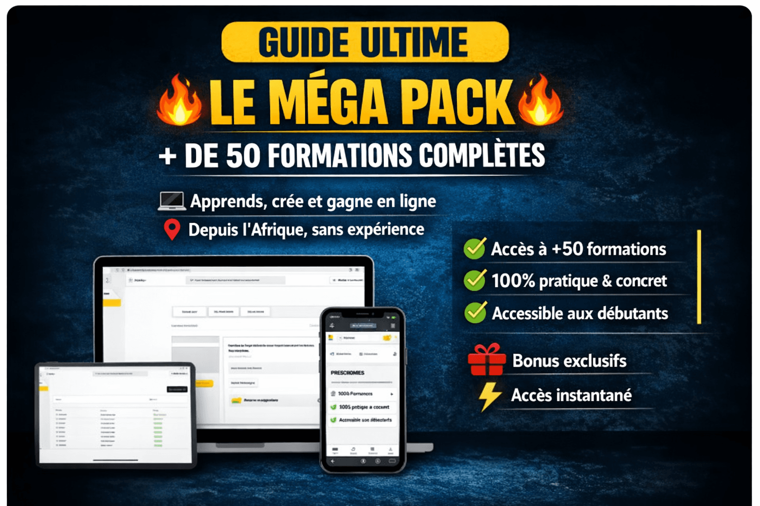 +50 Formations Digitaux - Pack Complet | VM