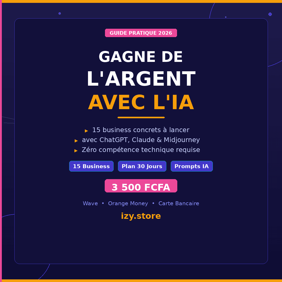 Gagne de l’Argent avec l’IA : 15 Business à Lancer