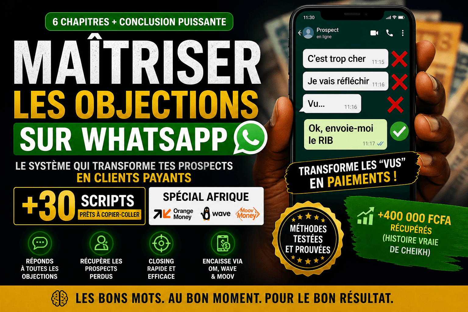 Maîtriser les Objections sur WhatsApp 