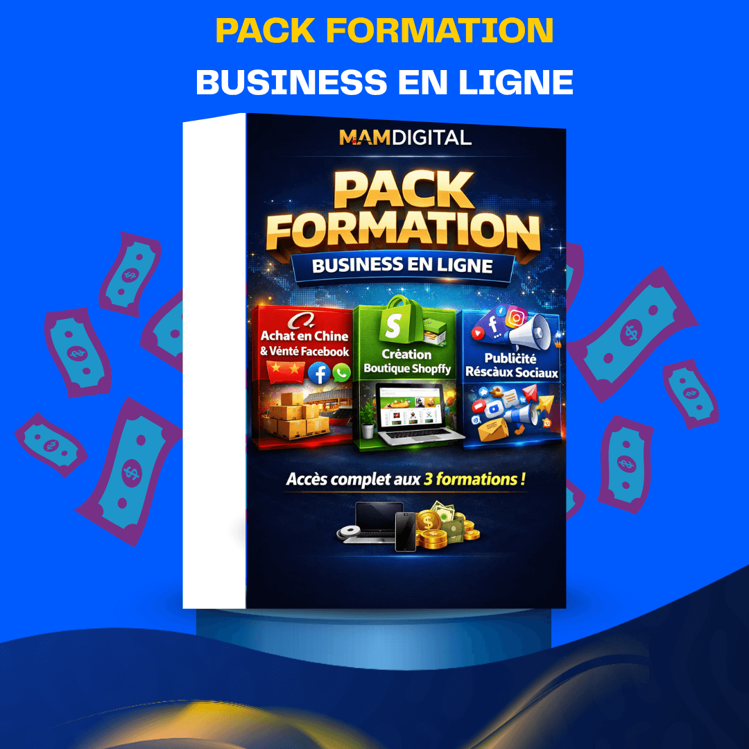 PACK FORMATION  BUSINES S EN LIGNE COMPLET